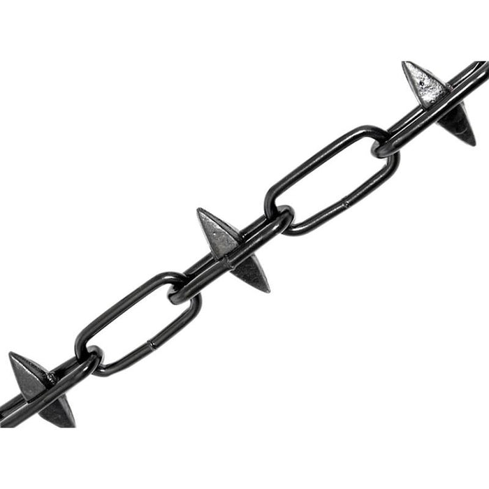 Faithfull Spike Chain Black Japanned 6mm x 5m Box - Max. Load 250kg Faithfull - Town Tools