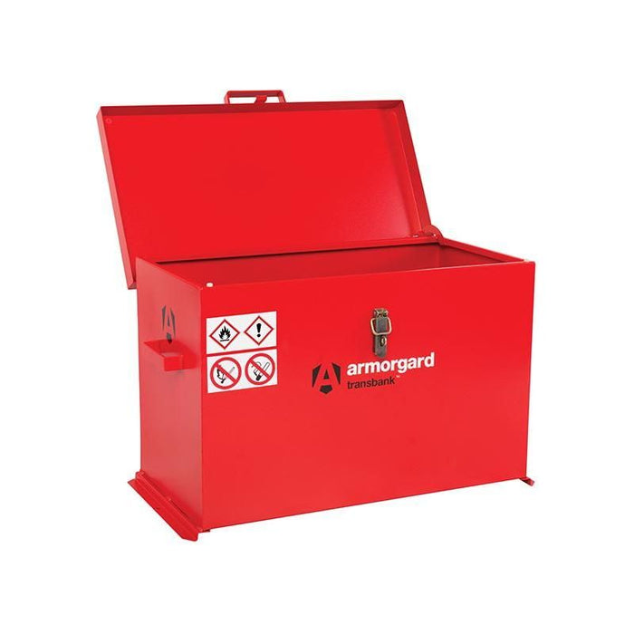 Armorgard TRB4 TransBank™ Hazard Transport Box 880 x 485 x 540mm Armorgard - Town Tools