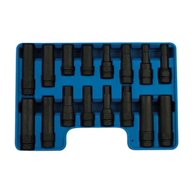 Laser Locking Wheel Nut Master Key Set 16pc 5982 Laser - Town Tools 