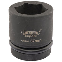 Draper Expert HI-TORQ 6 Point Impact Socket, 1" Sq. Dr., 37mm 05117