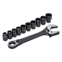 Crescent® X6™ Pass-Thru™ Adjustable Wrench Set, 11 Piece