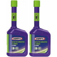 2x Wynns Catalytic Converter & Lambda Oxygen Sensor Cleaner Petrol Hybrid 325ml