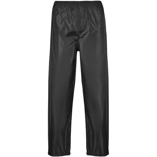 Portwest Classic Rain Trousers - Black - XXX Large (Regular) Portwest - Town Tools 