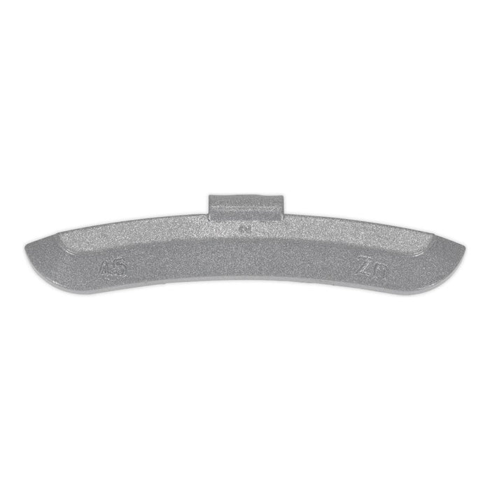 Sealey Wheel Weight 45g Hammer-On Zinc for Steel Wheels Pack of 50 WWSH45 Sealey - Town Tools 
