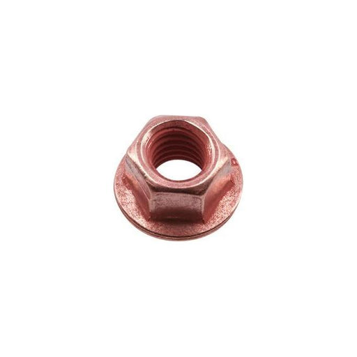 Connect Copper Flashed Nut Flanged & Self Locking M8 x 1.25 x 12mm Hex 5pc 30737 Tool Connection - Town Tools 