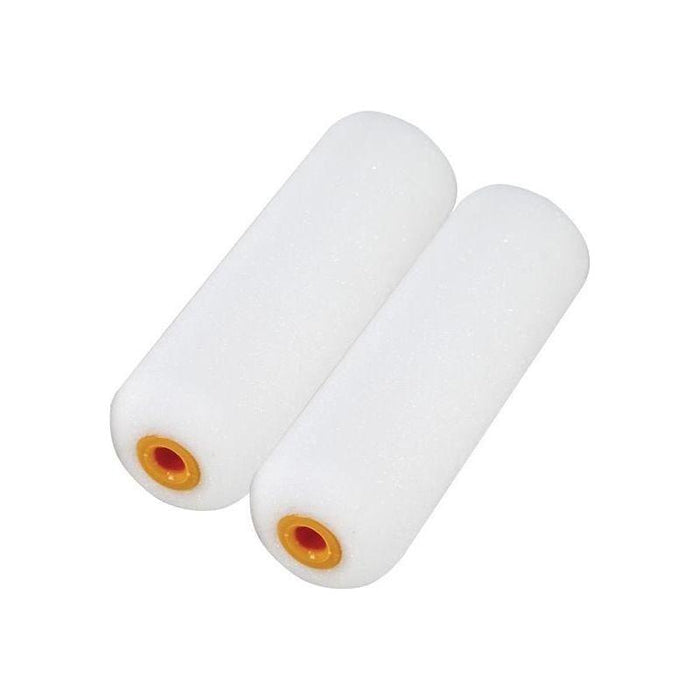 Faithfull Foam Mini Roller Refills 100mm (4in) Pack of 2 Faithfull - Town Tools