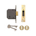 Yale Locks PM552 5 Lever Mortice Deadlock 80mm 3in Polished Brass Yale Locks - Town Tools