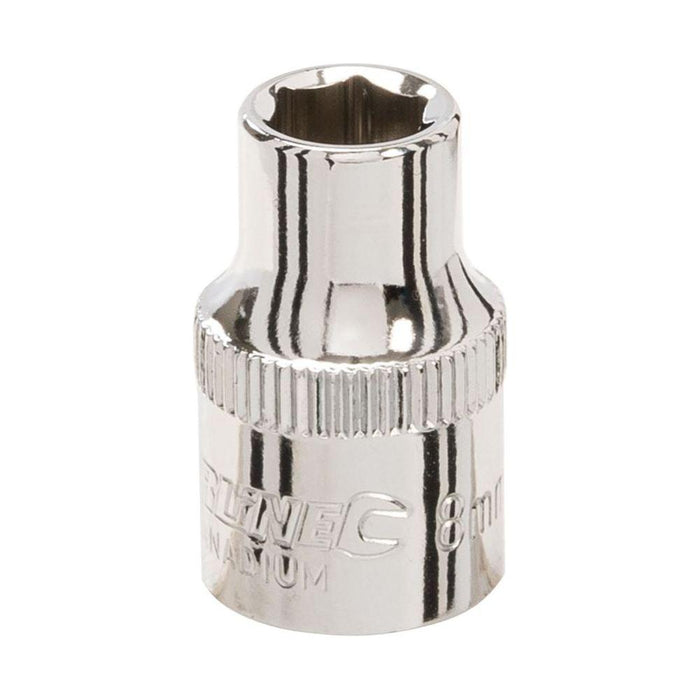 Silverline Socket 3/8" Drive 6pt Metric 8mm Silverline - Town Tools 