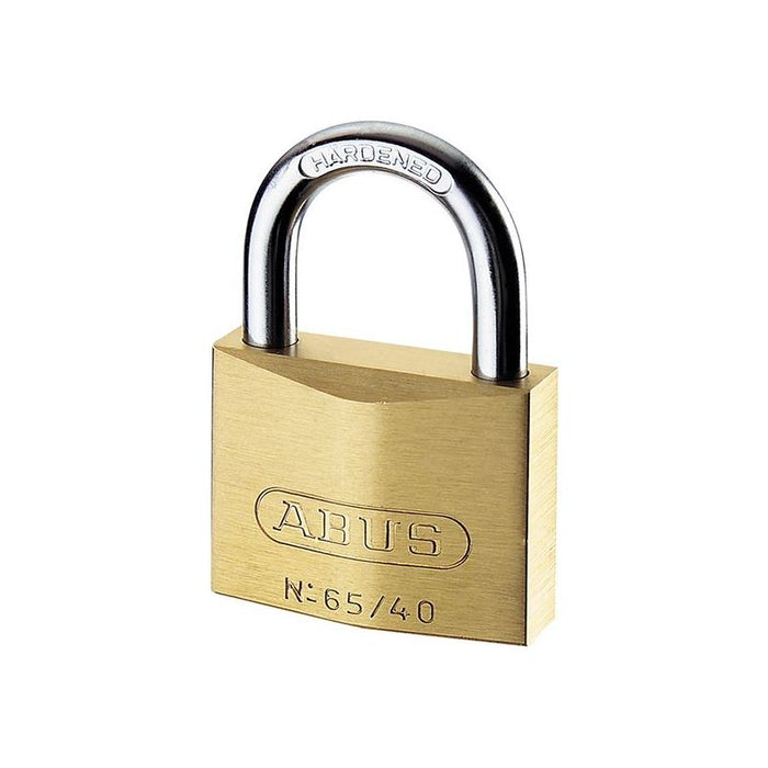 Abus Mechanical 65/50mm Brass Padlock Master Keyed MK65501 ABUS Mechanical - Town Tools