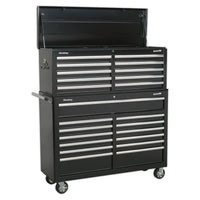 Sealey Tool Chest Combination 23 Drawer with Ball-Bearing Slides Black