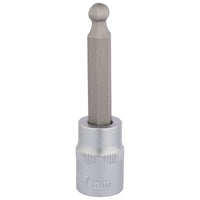 Draper Ball End Hexagonal Socket Bits, 3/8" Sq. Dr., 7mm 16290