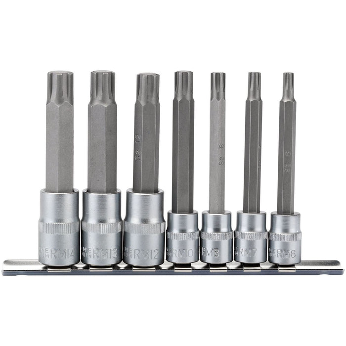 Draper Ribe Socket Bit Set, 3/8" & 1/2" Sq. Dr. (7 Piece) 16346 Draper - Town Tools 