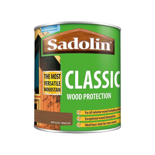 Sadolin Classic Wood Protection African Walnut 1 litre Sadolin - Town Tools
