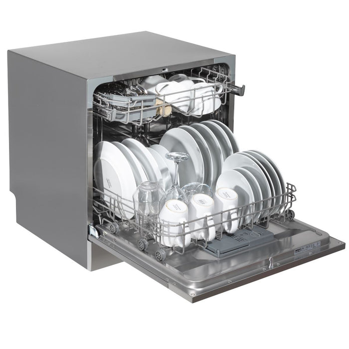 Baridi Tabletop Dishwasher 8 Place Settings 8L Capacity - Silver DH87 Baridi - Town Tools 