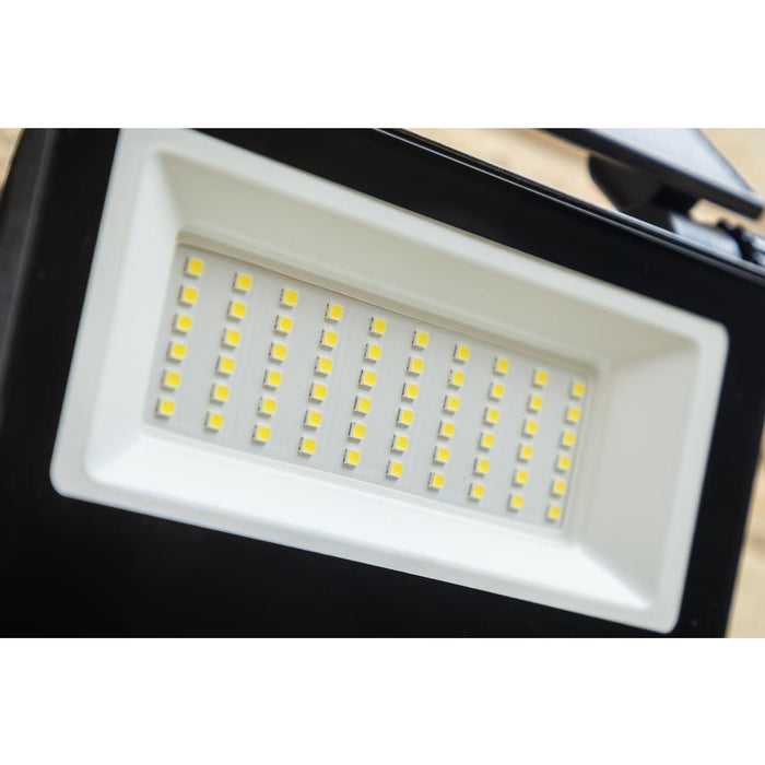 Sealey Extra-Slim Solar Floodlight with Wall Bracket 30W SMD LED LED30S Sealey - Town Tools 