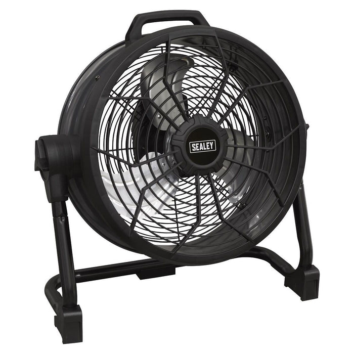 Sealey 2-in-1 Cordless/Corded High Velocity Drum Fan 16" 230V/20V SV20 Series Sealey - Town Tools 