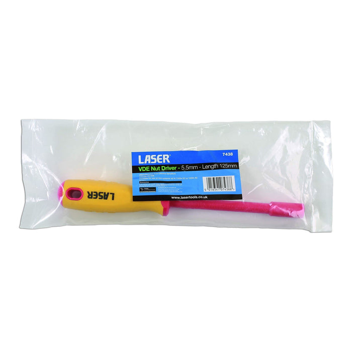 Laser VDE Nut Driver 5.5mm 7438 Laser - Town Tools 