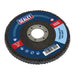 Sealey Flap Disc Zirconium125mm22mm Bore 120Grit FD125120 Sealey - Town Tools 