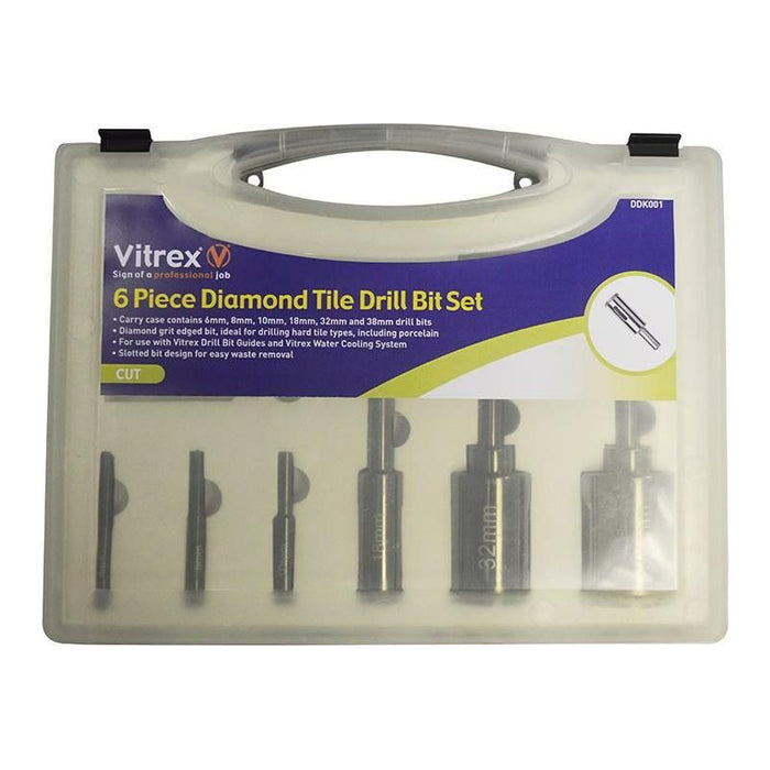 Vitrex DDK001 Porcelain Drill Kit, 6 Piece Vitrex - Town Tools