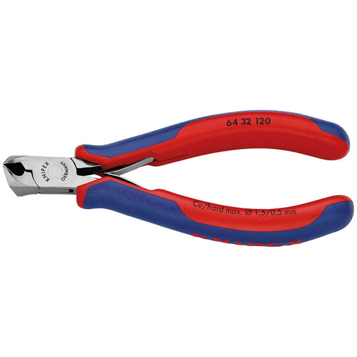 Draper Knipex 64 32 120 Electronics Oblique End Cutting Nipper, 120mm 27716 Draper - Town Tools 