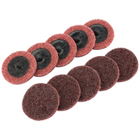 Draper Polycarbide Abrasive Pads, 50mm, Medium (Pack of 10) 75623