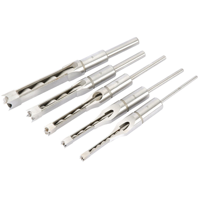 Draper Hollow Square Mortice Chisel and Bit Set (5 Piece) 40406 Draper - Town Tools 