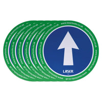 Laser Laser Tools Floor Sticker Arrow Direction 6pc x 2 61703