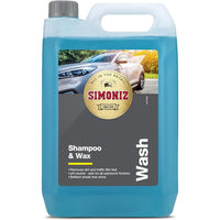 Simoniz Car Shampoo & Wax Removes Dirt Streak-Free Cleaner 5L pH Neutral