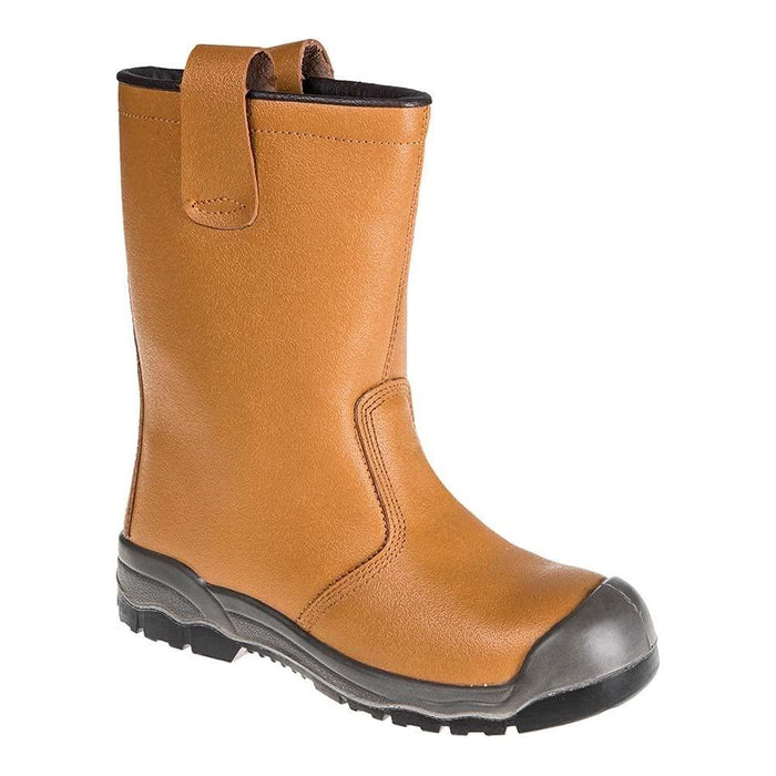 Portwest Steelite Rigger Boots S1P CI - Tan - UK 5 Portwest - Town Tools 