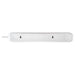 Masterplug Extension Lead 240V 6-Gang 13A White 2m Masterplug - Town Tools