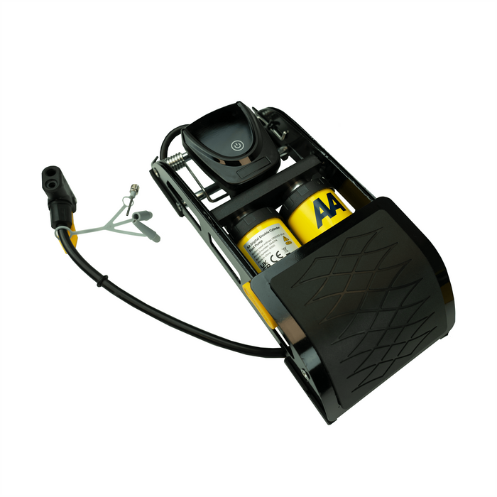 AA Digital Double Cylinder Barrel Foot Pump