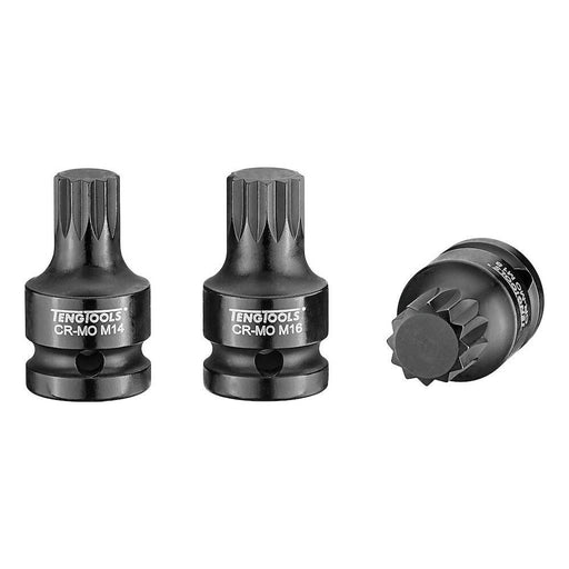 Teng Tools 1/2" XZN/Triple Square Impact Socket 78mm 17 Teng Tools - Town Tools 