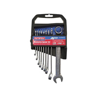 Faithfull Chrome Vanadium Combination Spanner Set, 9 Piece
