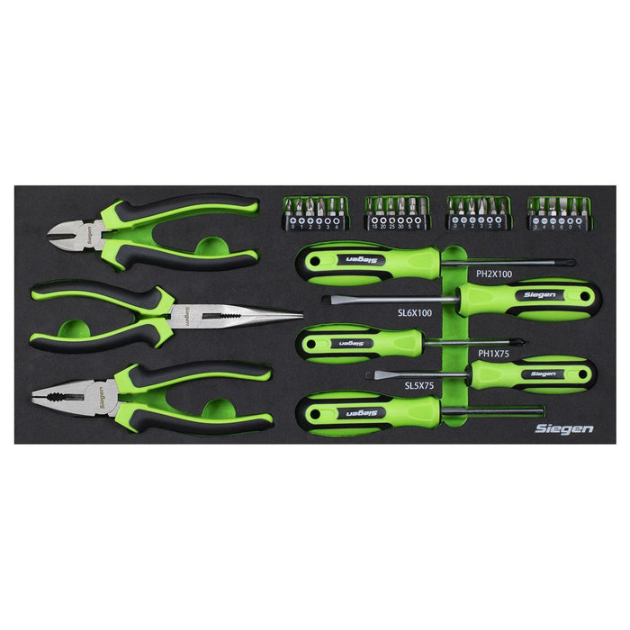 Siegen Siegen Portable Tool Chest 3 Drawer with 98pc Tool Kit S01266 Siegen - Town Tools 