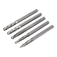 Sealey Micro Carbide Burr Set 5pc MCBSET01