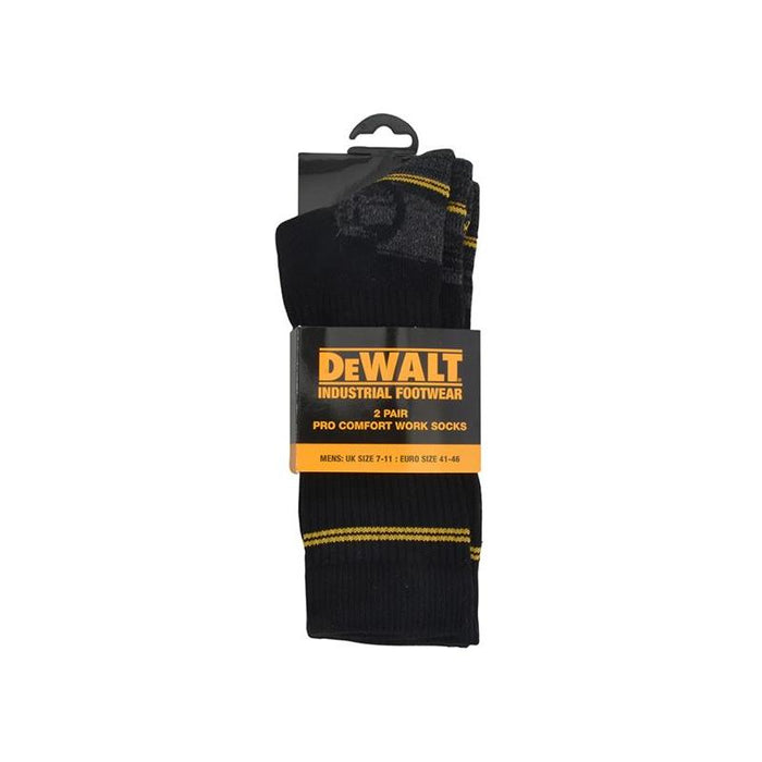 Dewalt Power Tools Pro Comfort Work Socks (Pack 2 Pairs) DeWALT Power Tools - Town Tools