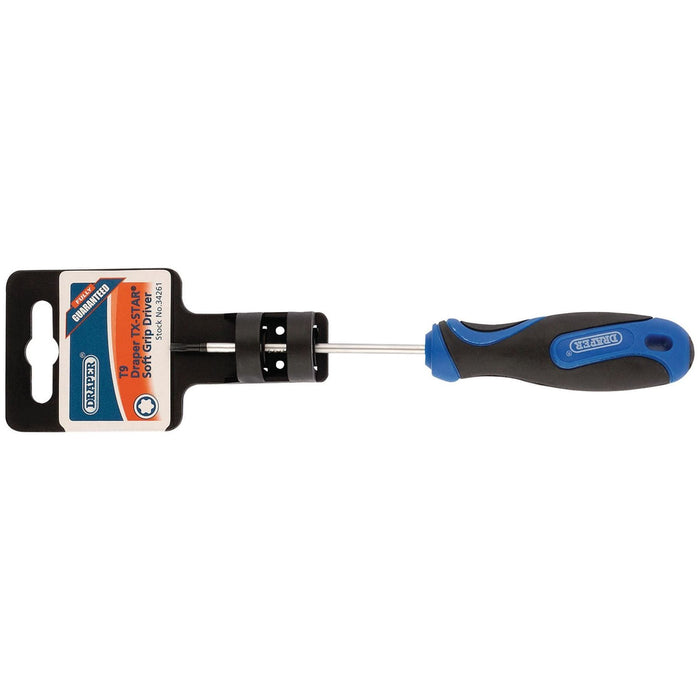 Draper TX-STAR Soft Grip Screwdriver, T9 34261 Draper - Town Tools 