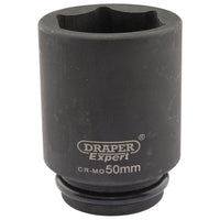 Draper Expert HI-TORQ 6 Point Deep Impact Socket, 3/4" Sq. Dr., 50mm