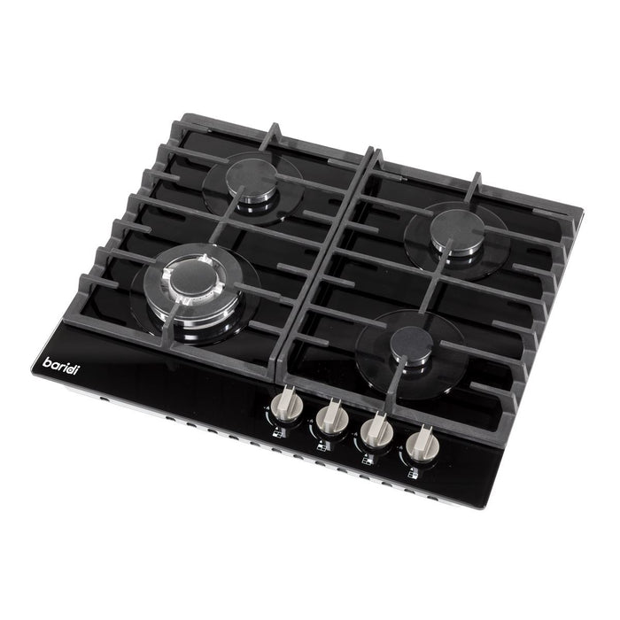 Baridi Gas Hob with 4 Cooking Zones 60cm - Black DH226 Baridi - Town Tools 