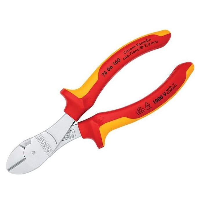 Knipex VDE High Leverage Diagonal Cutter 160mm Knipex - Town Tools