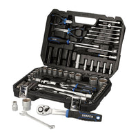 Draper HI-TORQ Metric Socket Set, 1/4" & 1/2" Sq. Dr. (83 Piece)