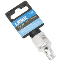 Laser Stubby Star Socket Bit 1/2"D T60 7234