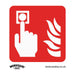 Sealey Safe Conditions Safety Sign Fire Alarm Symbol Rigid Plastic SS31P1 Sealey - Town Tools 