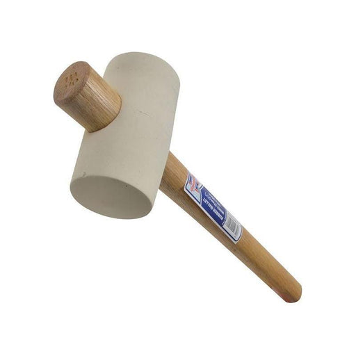 Faithfull Rubber Mallet - White 567g (20oz) Faithfull - Town Tools