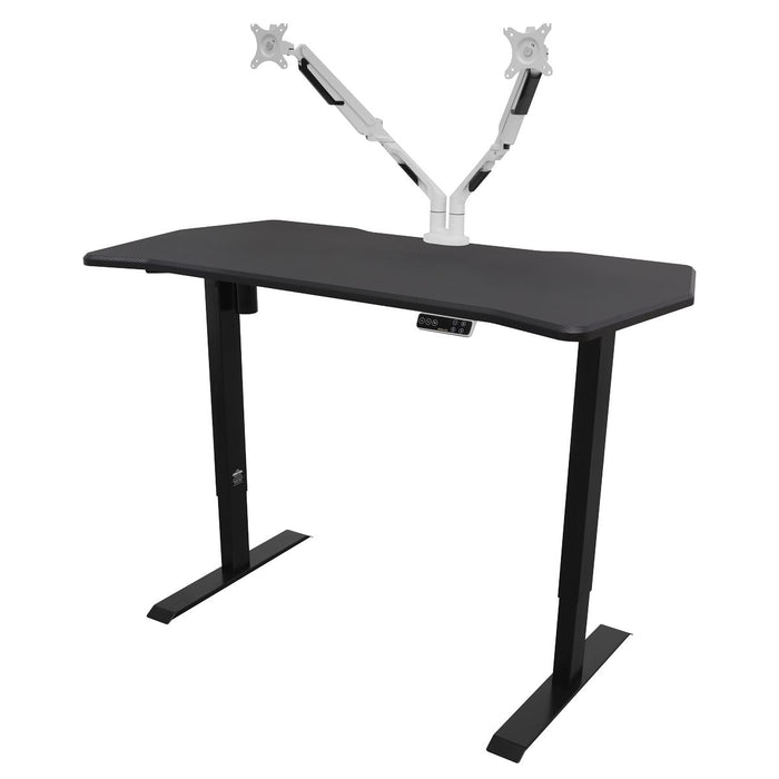 Dellonda Carbon Electric Height Adjustable Standing Desk 1400 x 700mm