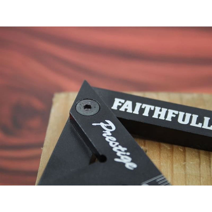 Faithfull Prestige Centre Finder Gauge Black Aluminium 100mm Faithfull - Town Tools