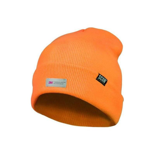 Scan Hi-Vis Beanie Hat Orange Scan - Town Tools
