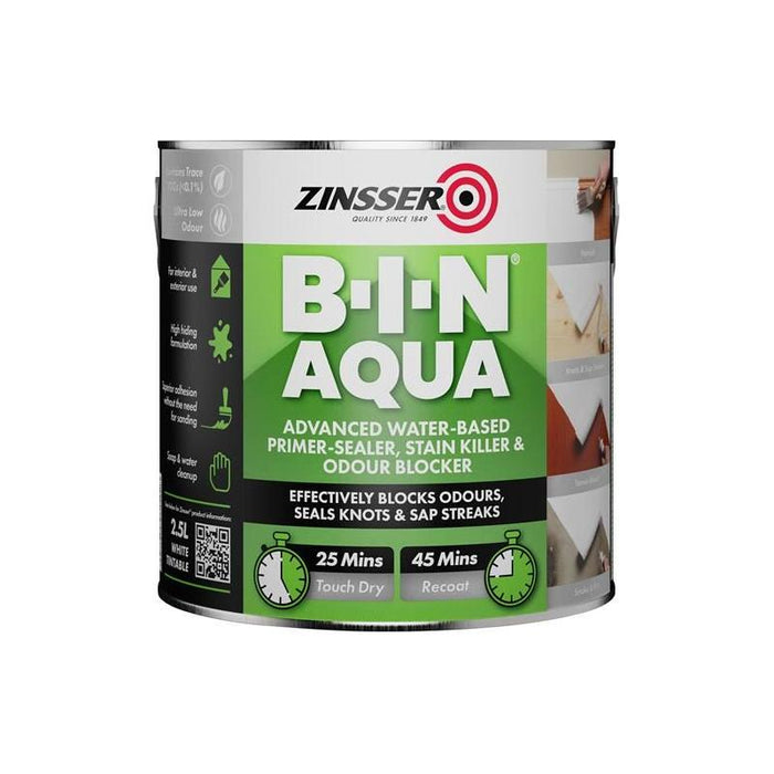 Zinsser B-I-N® Aqua 2.5 litre Zinsser - Town Tools