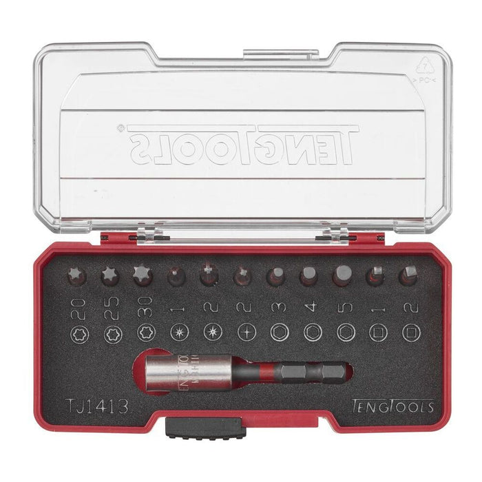 Teng Tools Impact Bit Set With Belt Clip Mixed 12 Pieces Teng Tools - Town Tools 