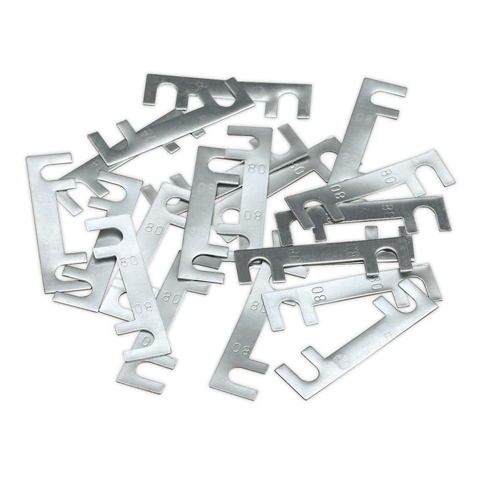 Sealey 80A Fuse 40 x 11mm - Pack of 20 120/802260 Sealey - Town Tools 